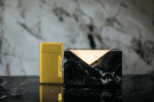 original zippo lighter Michael shelby gold vintage original new