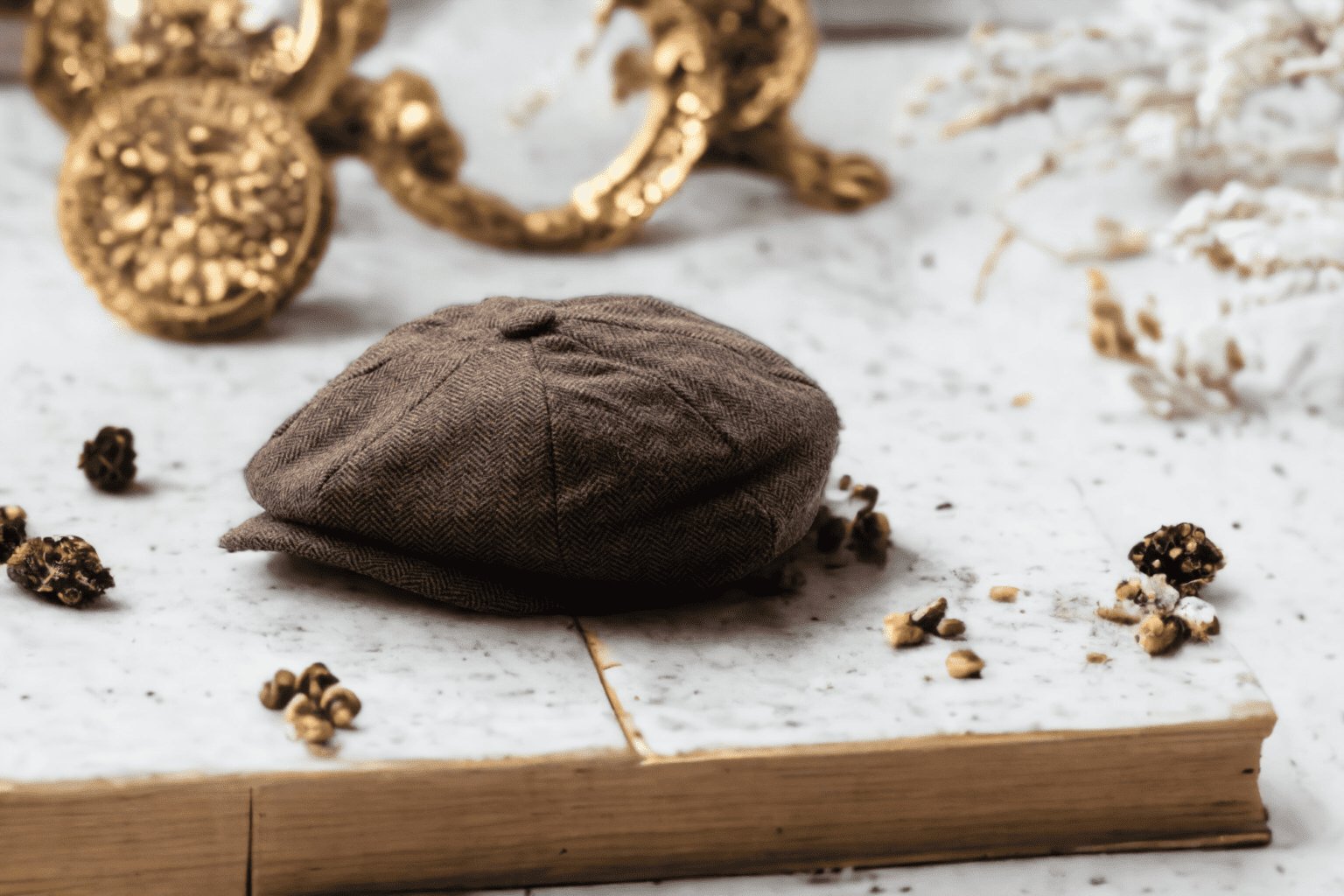 Casquette Gavroche Vintage Casquette Gavroche Gamble & Gunn - Style Vintage Imperméable Hiver - Laine Anglaise Qualité Supérieure Accessoire Mode Masculine Hiver