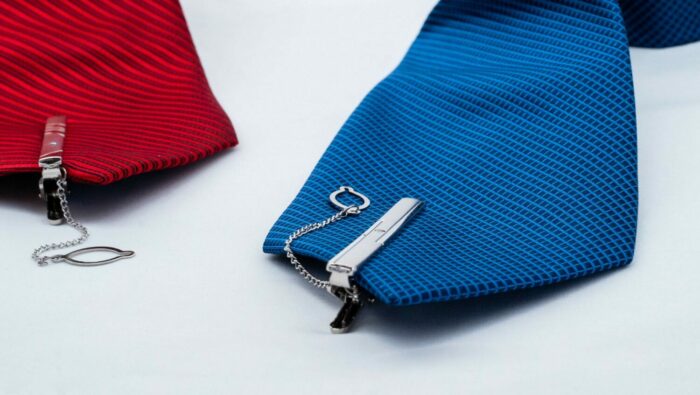 two blinders royal blue silk tie for men