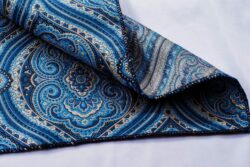 mouchoir de poche costume bleu vintage londres