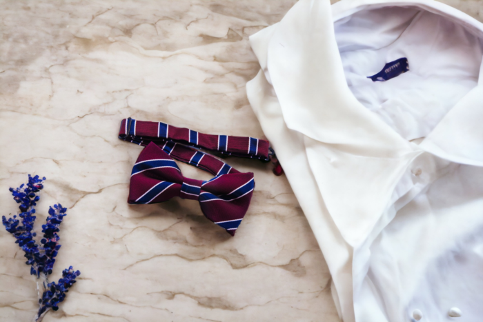 vintage men's bow tie peaky blinders bordeaux un new