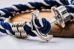 vintage anchor bracelet ulysse chic silver one