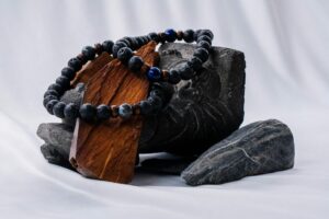 lava stone bracelet eye of the tiger magnetite chic original