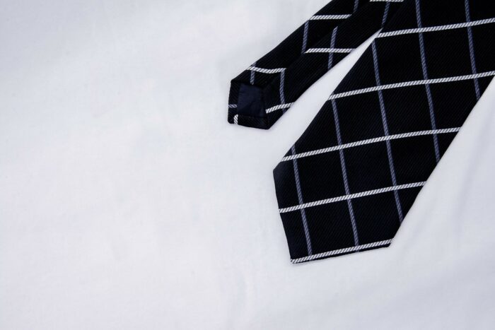 cravate homme tendance soie costume luxe noir original