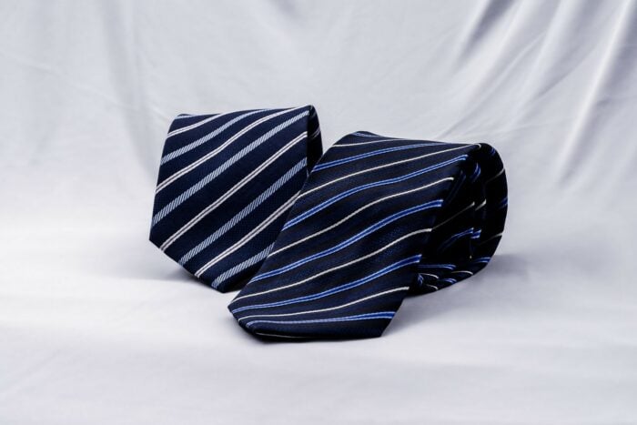 cravate homme tendance soie costume business bleu original