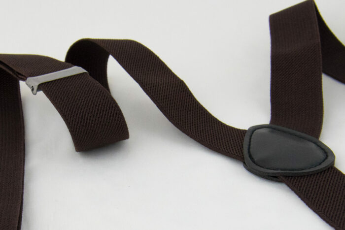 Straps with accordion clips hook buttons vintage leather peaky brown leather shelby three