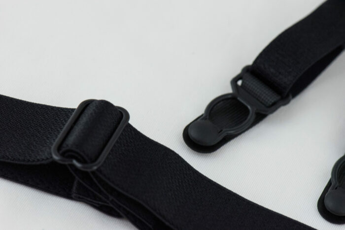 elastiques jarretiere de chemise reglable elastique vintage john shelby noir trois