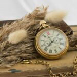 Antique men's gousset watch vintage gear mechanical pocket dean gold seven