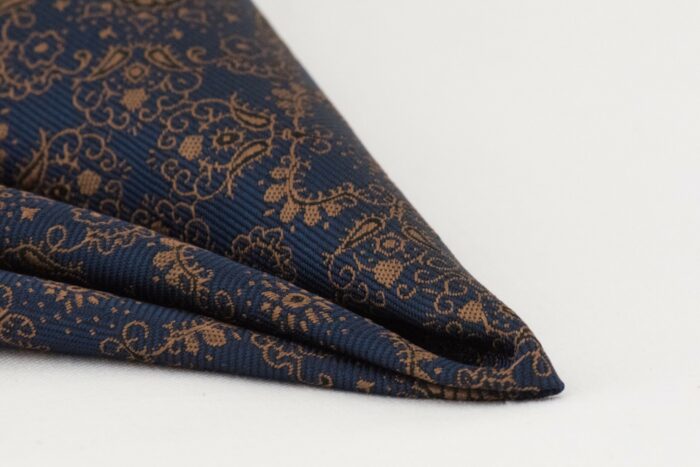 pocket handkerchief cufflinks suit ascot vintage blue two