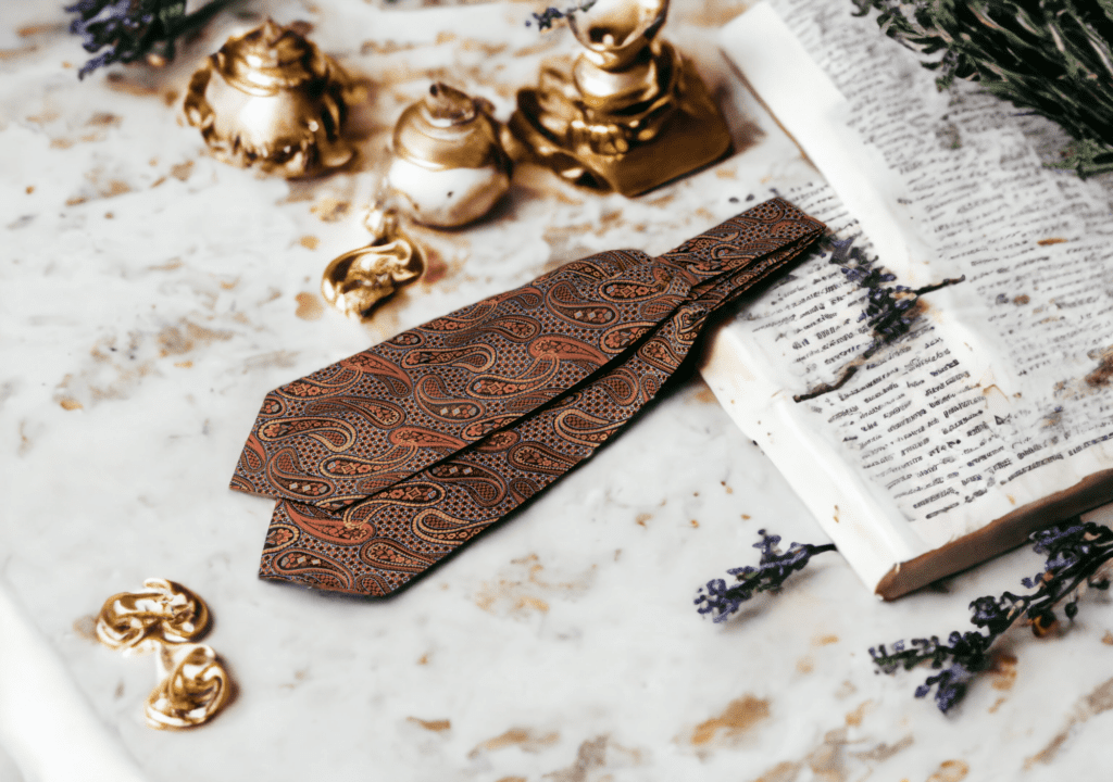 Original Ascot Silk Tie Risos AZ23 - | Peaky Blinders Vintage Idée