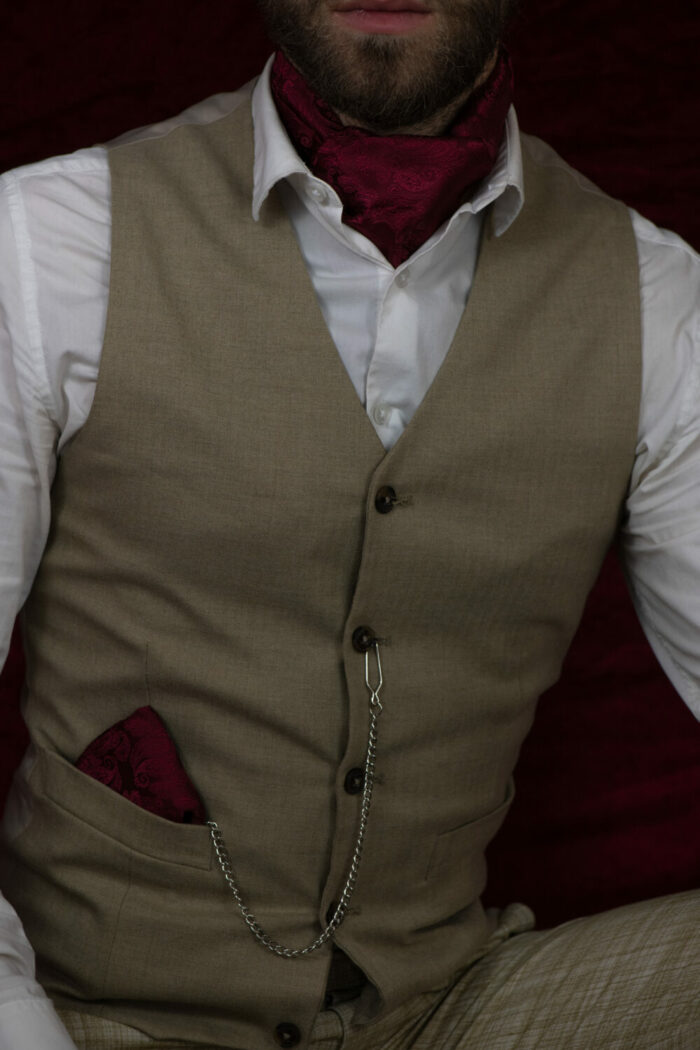 suit pocket cufflinks ascot vintage red hart original wear suit